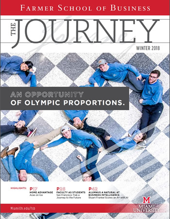 Read the Winter 2018 issue of 'The Journey' the magazine of the Farmer School of Business. 